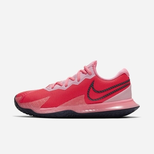 Chaussure De Tennis Nike NikeCourt Air Zoom Vapor Cage 4 Rouge 2871-390 Laser Crimson/Pink/Sunset Pulse/Blackened Blue Femme | LYY-87320266